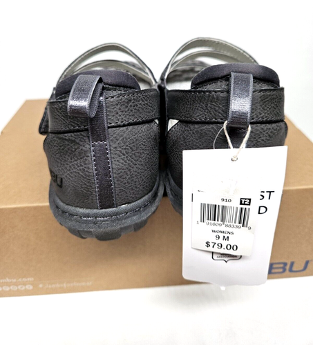 Sandalias para mujer JBU by Jambu DAFFODIL zapatos gris carbón talla 9 ¡Nuevas! - Imagen 6 de 10