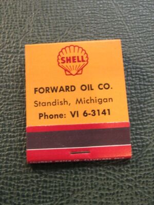 Matchbook - Shell oil gas Forward Oil Standish MI FULL