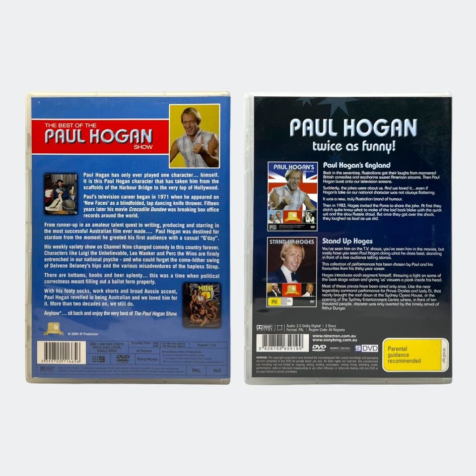 The Best of the Paul Hogan Show + Paul Hogan: Twice as Funny DVDs - Region ALL - Image 2 of 4