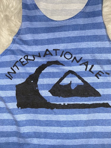 VTG QUICKSILVER INTERNATIONALE STRIPED TANK TOP USA Men’s M - Picture 4 of 5