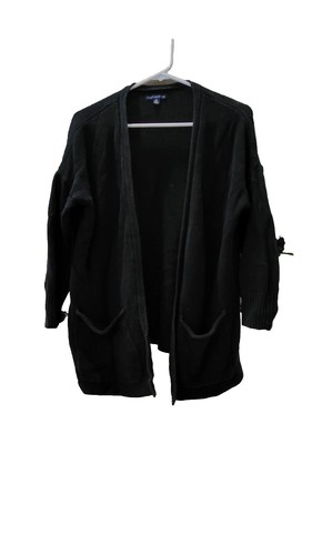 American Eagle Outfitters Open Front Sweatshirt Traveler Long Cardigan L/G