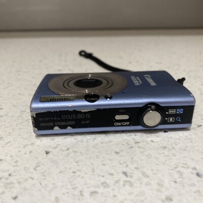 Canon IXUS 80 IS 8.0MP Digital Camera (Blue)(made In Japan) | eBay
