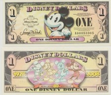Disney 1 Dollar, 2008 Series "A" Mickey's 80th Anniversary Unc