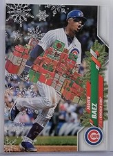 2020 Topps Holiday Javy Baez Presents SP Varistion #HW67