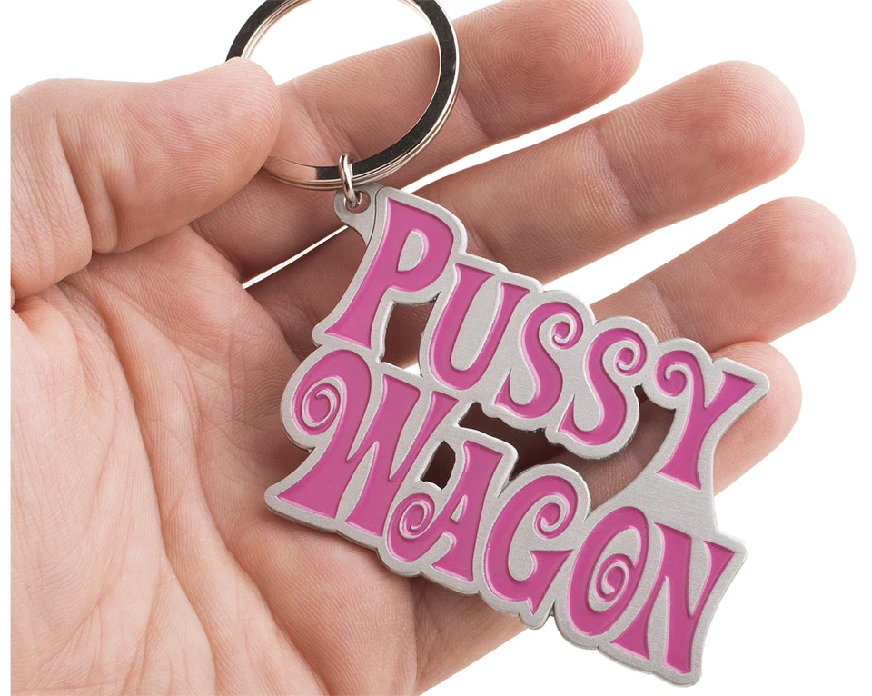 Pussy Wagon Metall Schlüsselanhänger Keyring As Seen in Kill Bill - Bild 4 von 4