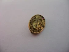 High Quality MILNER SERVICE Pink Jewel Service Award Pin Gold Tone Jewelry