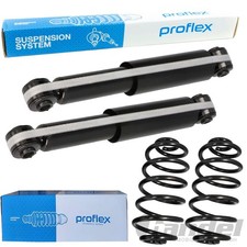 2x PROFLEX FAHRWERKSFEDER+STOSSDÄMPFER HINTE...