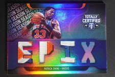 2015-16 Panini Totally Certified Patrick Ewing EPIX Season Patch /5 DA478