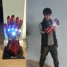 IRON MAN ELECTRONIC INFINITY NANO POWER GAUNTLET Wearable Full metal 1/1 Scale