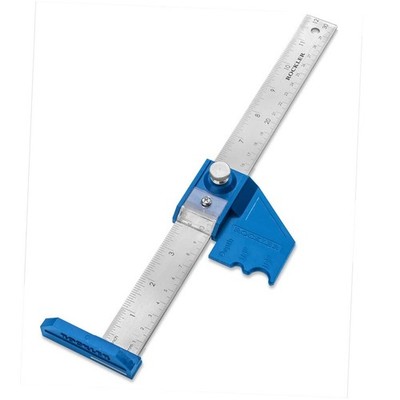 12  Router Bit Center/Depth Gauge Tool   Steel Gauge Woodworking Measuring