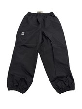 MEC Youth Kids Size 4 Rain Pants Black Mountain Equipment Co-op