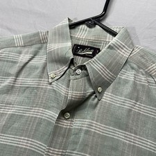 Vintage Rikken Button Down Shirt Mens XL Green Western Biker Cowboy USA Made