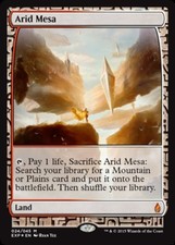1x Arid Mesa - Foil Heavy Play MTG Magic - Kid Icarus -