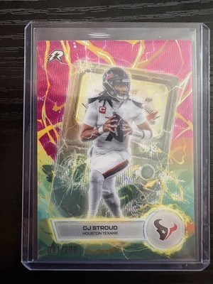 Topps 2026 Resurgence Voltaic Pink C.J. Stroud Houston Texans VT-21 41/299