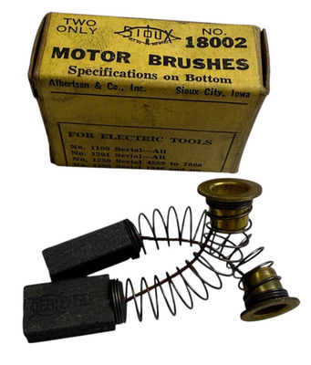 #ad Sioux 18002 Motor Brushes Carbon Brush Set for Electric Tools Sioux 18002 $42.67