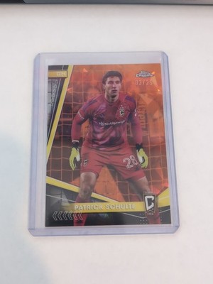 2024 Topps MLS Sapphire Patrick Schulte Orange /25 #30 Columbus Crew