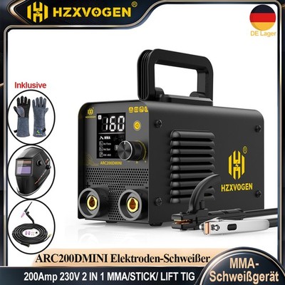 HZXVOGEN 2IN1 200A 220V AEC Schweißgerät Inverter TIG Stick Mini-Schweißmaschine
