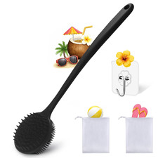 Silicone Body Scrubber for Shower Men Women Dual-Sided Exfoliating Massage S