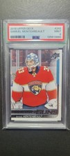 2018-19 Upper Deck Young Guns Samuel Montembeault PSA 9 #242 Florida Panthers