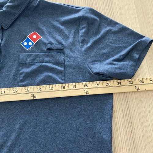 Dominos Gear Polo Shirts Pizza Driver Employee Work Uniforms SZ M - Picture 5 of 6