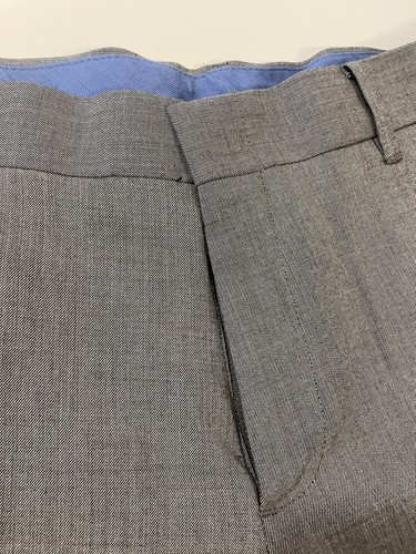 Izod Boys Dress Pants, Gray, Straight Leg Pants Size 18 Regular - Picture 4 of 8