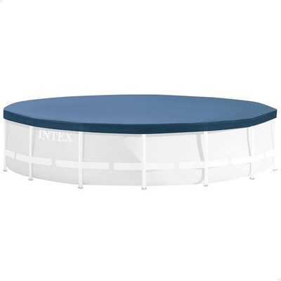 Intex Poolabdeckplane Rundabdeckung Vinyl 366 cm für Metal Prism Frame Pools
