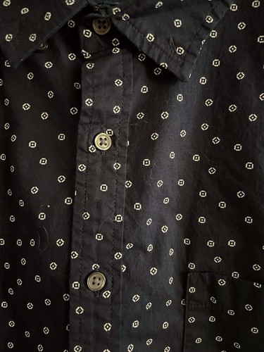 George Men's Short Sleeve Shirt Classic Fit 3XL (54-56) Navy Blue Pocket - Picture 4 of 5