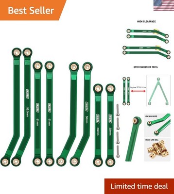 High Clearance Front 4 Links Set for C10 JLU Bronco Base Camp Axial 1/24 RC C...