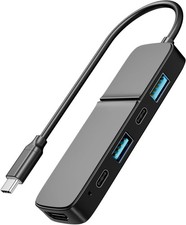Type C Hub 5-in-1 Adapter HDMI PD USB 3.0 for MacBook iPad Laptop