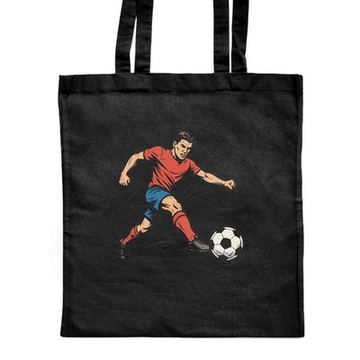 Shopper-Tasche ''Football Striker'' klassisch schwarz (ZB00028971)