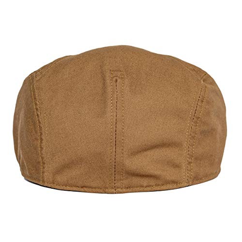 Chapeau Newsboy En Coton Sergé BOTVELA - Style Ivy Flat Cap - Taille Ajustée - Bord De 5,1 Cm - Pour Conduite Et Look Décontracté - 5