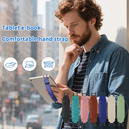 Leather Hand Strap For 6-11" Tablet Stand For IPad Xiaomi For Kindle Kobo Vo _ou - Photo 2/13
