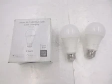 2 Pack Meross Smart Wi-fi LED Light Bulb 810Lm 90-125V 50/60Hz w/ Color Changing