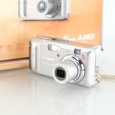 Canon PowerShot A460 Digital Camera 5MP 4x Optical Zoom Compact Silver Point Sho