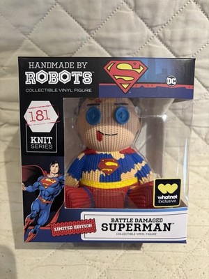 SEALED NIB 2021 HANDMADE BY ROBOTS KNIT SERIES SUPERMAN 048 VINYL FIGURE
