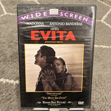 Evita DVD (1996) Widescreen Alan Parker Madonna Antonio Banderas