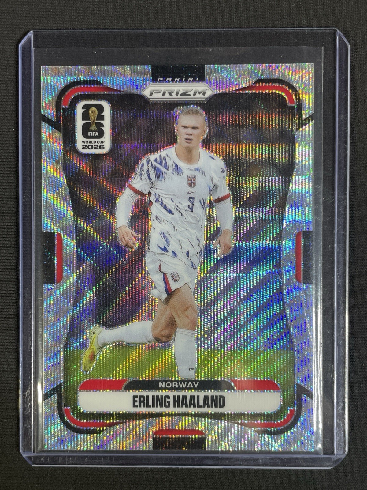 2026 Panini Prizm FIFA World Cup Erling Haaland Wave