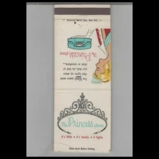 Matchbook Cover The Princess Phone It's Little - It's Lovely - It Lights