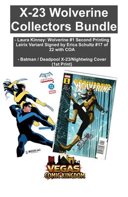 X-23 Wolverine 2 Book Bundle - Laura Kinney: Wolverine #1 Second Printing Leirix