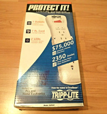 100 BRAND NEW IN THE BOX TRIPP-LITE SUPER 7 SURGE PROTECTOR 7 ft. CORD 7 OUTLET