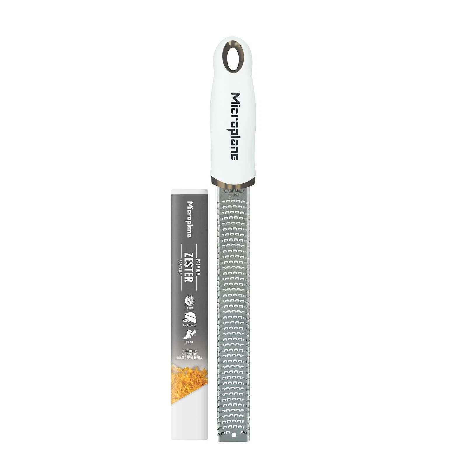 Microplane Zester Grater in White for Citrus Fruits, Hard Cheese, Ginger, Chocol
Opens in a new wind