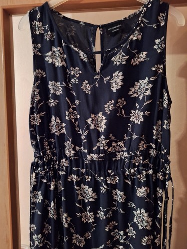 Maxikleid Sommerkleid Blau Blumen Gr. 38 Kleid Lang v. Yessica - Bild 6 von 12