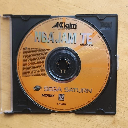NBA Jam T.E. Sega Saturn 1995 Disc Only, Untested