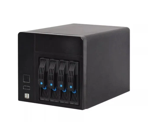 NAS-4 Network Storage Enclosure Cloud Storage for Home Setup and Online Office