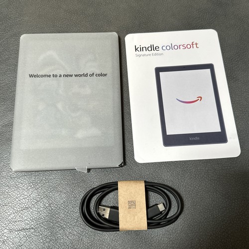New Amazon Kindle Colorsoft 7" Ad Free Signature Edition 32GB Wireless Charge