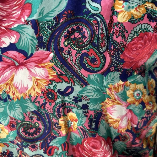 VTG California Miss Womens Satin Nightgown Lingerie With Robe Medium Floral USA - Picture 6 of 16