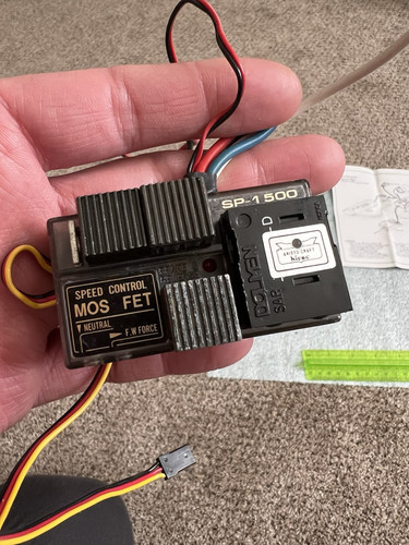 Estuche transparente Aristo-Craft Hi-Tec SP-1500 vintage ESC NUEVO EN STOCK MOSFET 150A control de velocidad - Imagen 20 de 24
