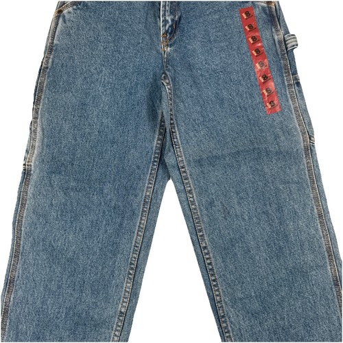 Old Navy Painter’s Jeans Youth Boys Size 8 Regular Blue Denim Carpenter Pants - Picture 3 of 18