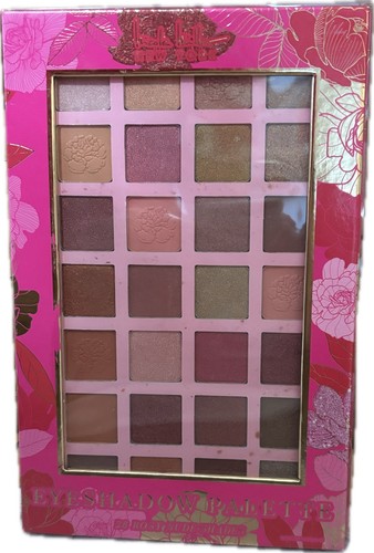 Palette ombretti sigillata Nicole Miller NewYork 28 tonalità nude rosa opache/shimmer - Foto 1 di 5