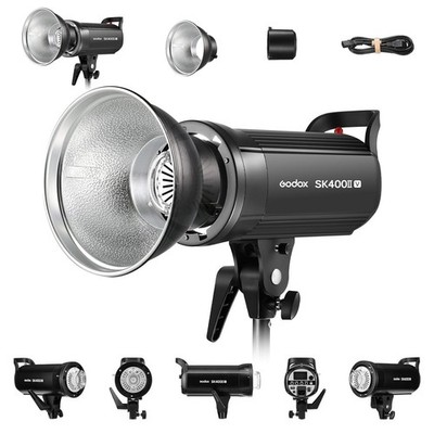 Godox SK400II-V SK400IIV 400Ws Photo Studio Strobe Flash Monolight Light with...